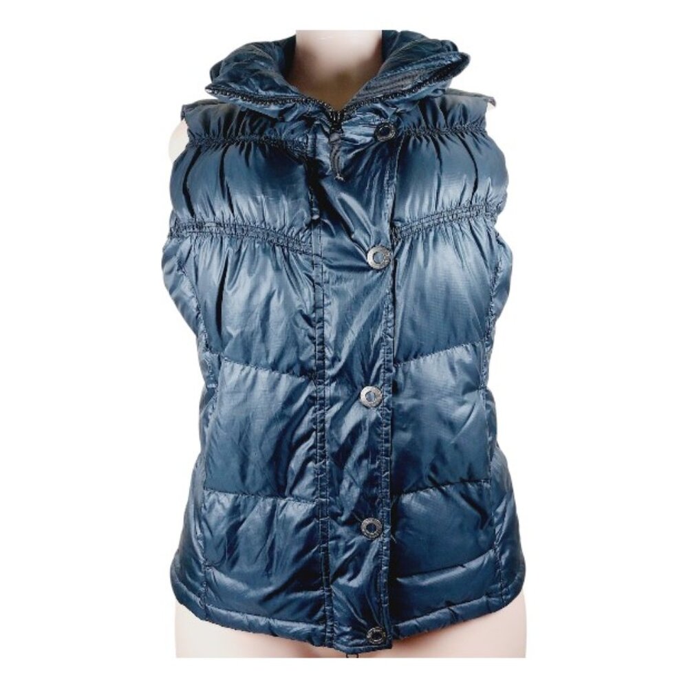 Prana Women's Hunter Green Milly Sleeveless Padded Thermal Puffer Vest Size S
